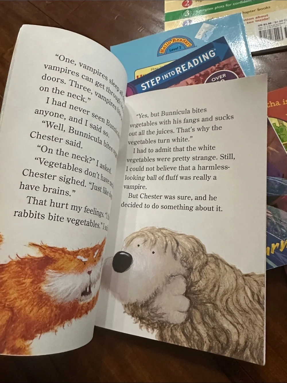 7 Level 3 Reader Books Frozen Trolls Inside Out Bunnicula Fluffy OOP Bundle